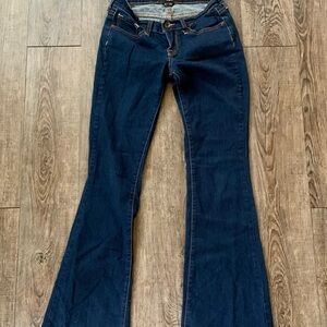 Women's Blue Flared Jeans